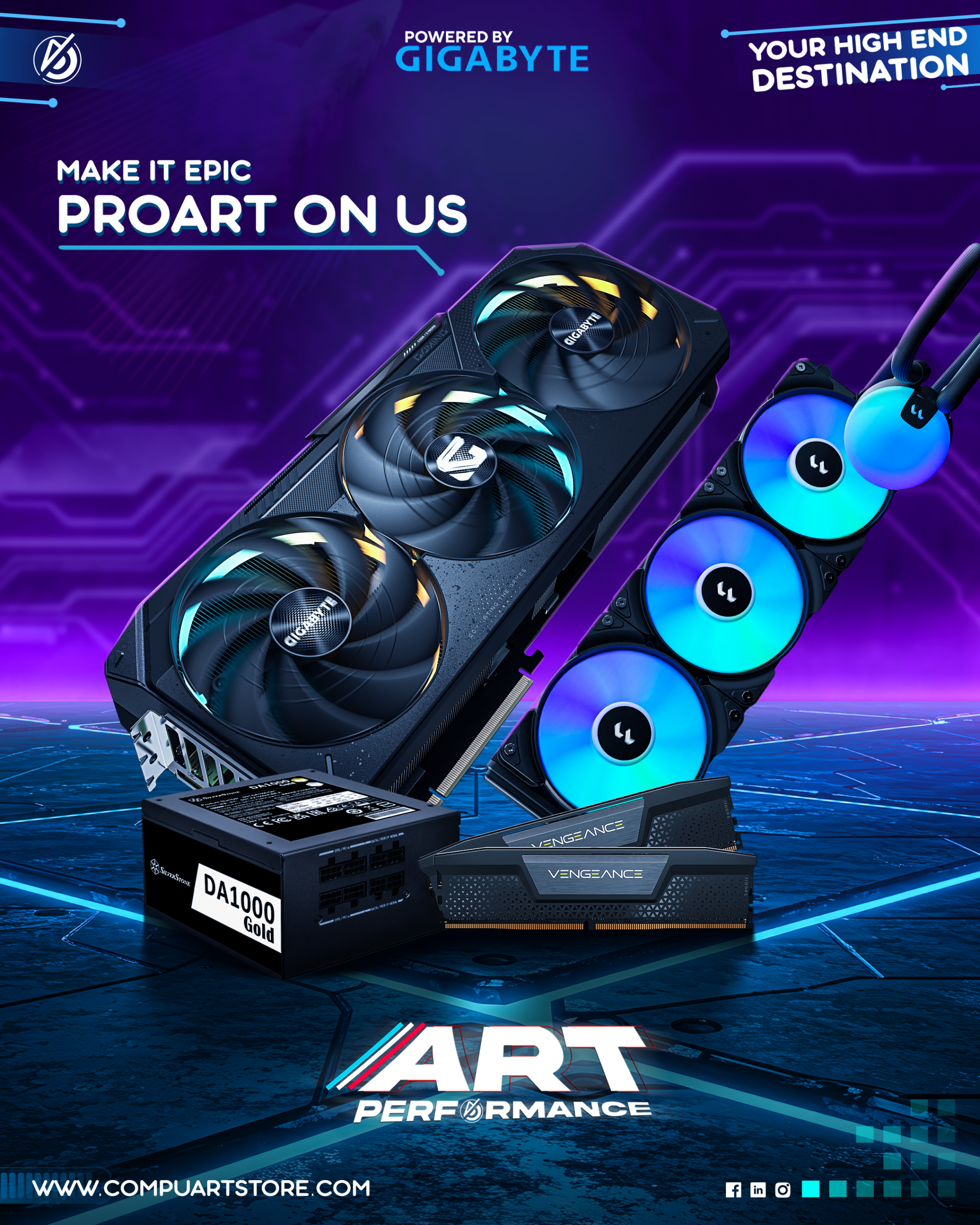 Alternative view of MAKE IT EPIC, PRO ART ON US  ULTRA 9 RTX 5080